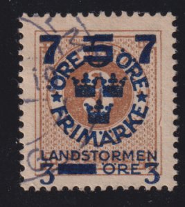 Sweden B23 Three Crowns O/P 1918