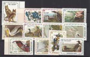 HAITI ^^^^^^^1975  x12 MNH AUDUBON BIRDS ( unissued! ) $$@ lar 746haiti