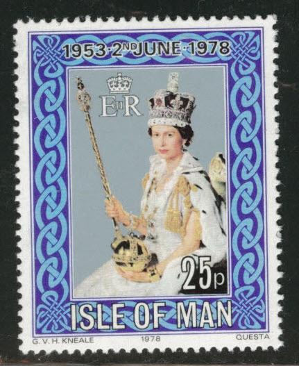 Isle of Man Scott 130 MNH** 1978 QE2 (SG132) CV$0.80