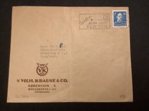 Denmark Vilh Krause & Co 1948 Stamp Cover R40856