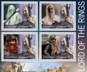 Stamps. Cinema. The Lord of the Rings 2021 year 1+1 sheets perforated MNH**