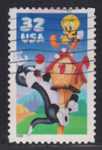 United States 3204a Sylvester & Tweety Bird 1998