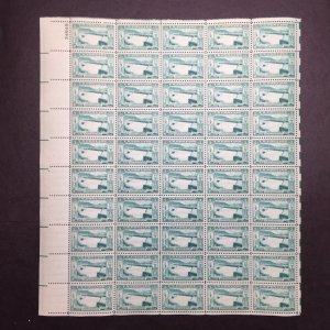 US, 1009, GRAND COULEE DAM, FULL SHEET, MINT NH, 1950'S COLLECTION