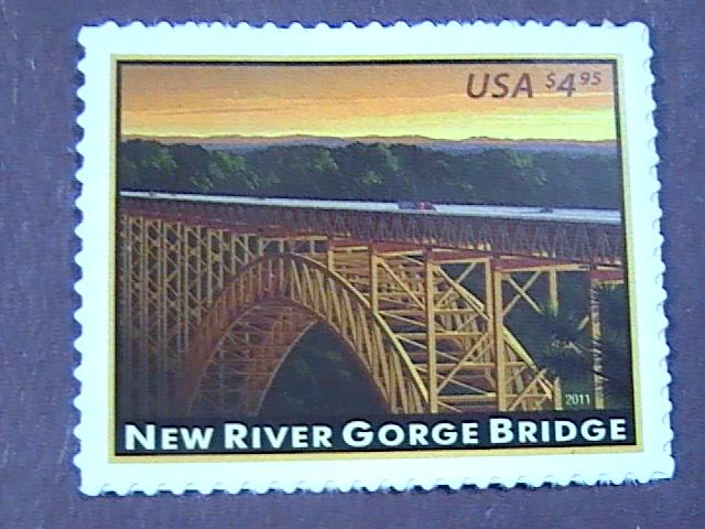 U.S.# 4511-MINT/NEVER HINGED--AMERICAN LANDMARKS/NEW RIVER GORGE BRIDGE-2011