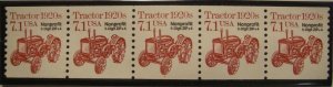 Scott 2127b, 7.1 cent Tractor, PNC5 #1, ZIP + 4, MNH Transportation Coil Beauty
