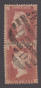 Great Britain #33 Used - PL197, Pair