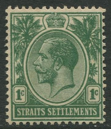 Straits Settlements - Scott 149 - KGV Definitive - 1912 - MNG - 1c Stamp