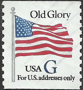 # 2890 USED G STAMP OLD GLORY