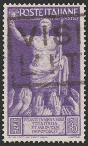 ITALY STAMP 1937. SCOTT # 382. USED. # 3