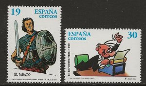 Spain Scott Cat # 2854-2855 Mint NH