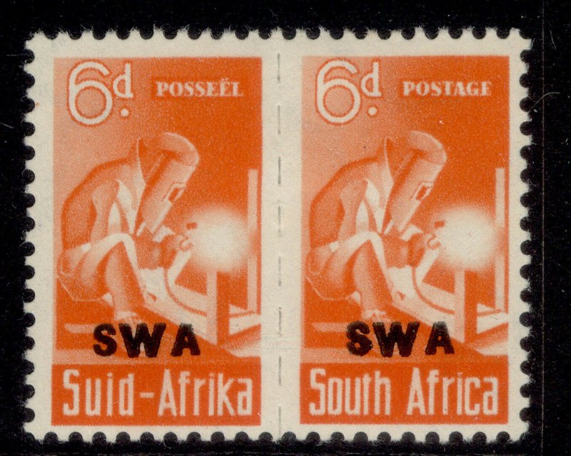 SOUTH WEST AFRICA GVI SG128, 6d red-orange, M MINT. 