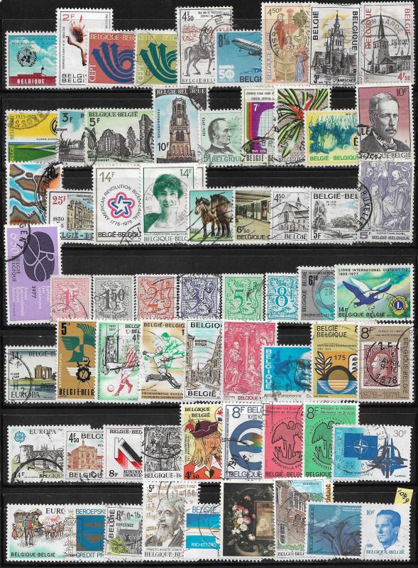 Belgium collection of 1326 DIFFERENT 2017 SCV $825.00 + -see descrip. -price cut