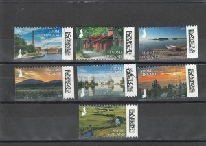 Finland  Scott#  1696-1702  Used  (2023 Finnish Landscapes)