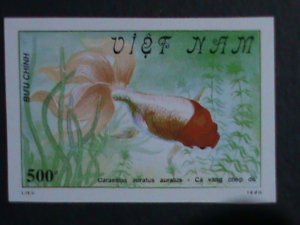 ​VIETNAM 1990 SC#2068-73 COLORFUL LOVELY GOLDFISHES IMPERF MNH SET-VF LAST ONE