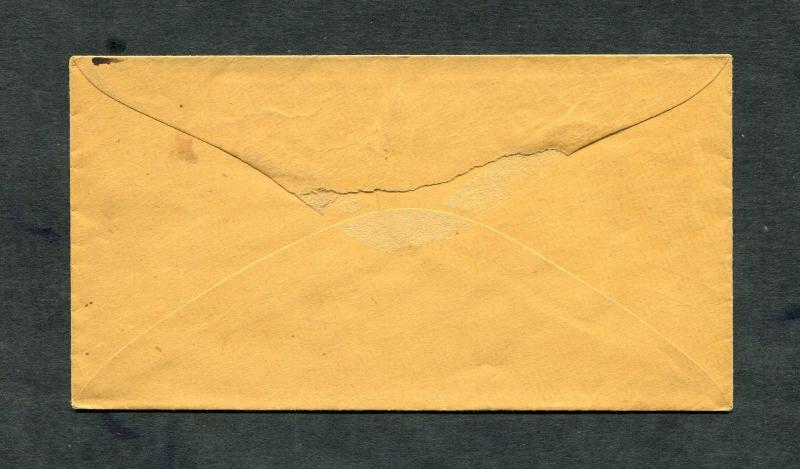 Postal History - Lykens PA 1866 Black Circular Grid Cancel #65 Cover B0274