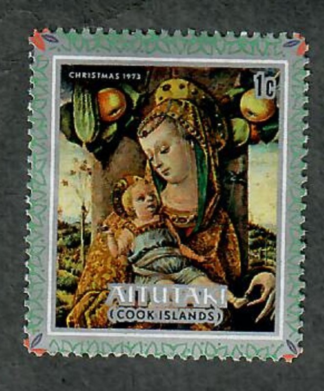 Aitutaki #79B Madonna and Child MNH Single