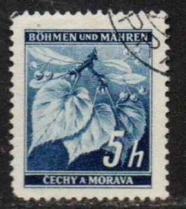 Czechoslovakia - Bohemia and Moravia Sc #20 Used