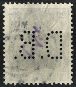 GERMANY #84, USED PERFIN D.B. - 1918 - GER240