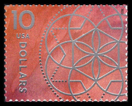 USA 5755 Mint (NH) Floral Geometry (Additional Postage $10.00)