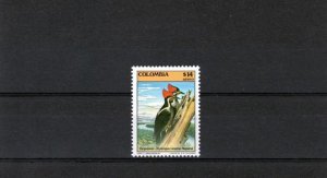 Colombia 1985 BIRDS set 1 value Perforated Mint (NH)