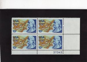 1690 Ben Franklin, MNH LR-PB/4 (#37343)