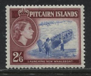 Pitcairn Islands QEII from the1st set 2/6d unmounted mint NH