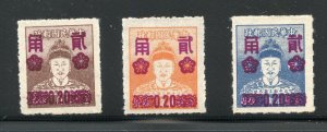 TAIWAN CHINA SCOTT #1118/20 MINT NH NO GUM AS ISSUED