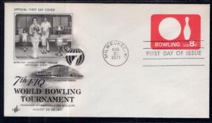 US U563 Bowling Artcraft U/A FDC