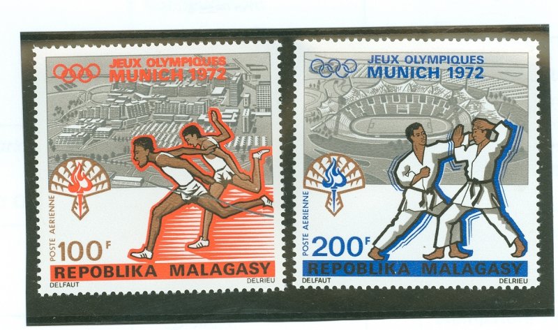 Madagascar/Malagasy Republic #C106-C107  Single (Complete Set) (Olympics) (Sp...