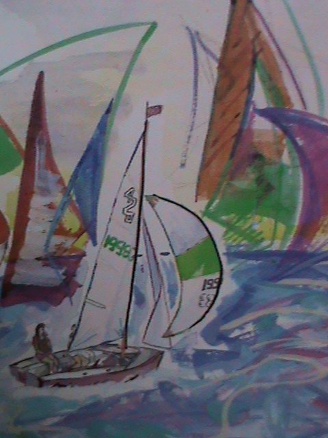 ​ ST.THOMAS 1992 SC#1050L OLYMPIC GAMES-BARCELONA'92 - S/S FANCY CANCEL VF