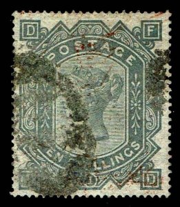 1878 Great Britain #74 QV Wmk 26 Plate 1 - Used - VF - CV$4,550.00 (ESP#3926)