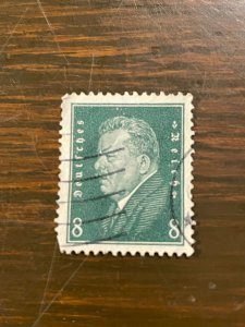 Germany SC 370 Used 8pf President Friedrich Ebert (7) - VF/XF