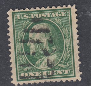 US 1917 SC# 498 Washington Single Used