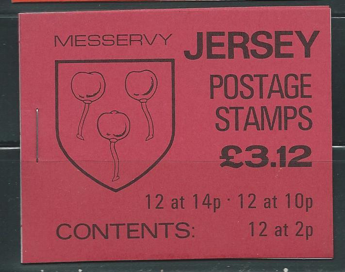 Jersey 260a 1986 Arms Booklet MNH