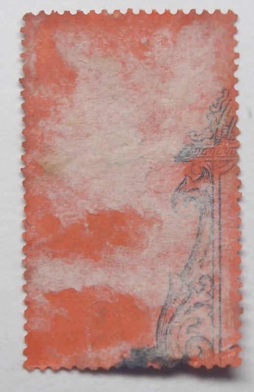 GIBRALTAR KGV 1912 £1 Dull Purple & Black/Red (SG85) - Hand Cancel, Minor Faults