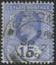 Ceylon #185 cv $2.00
