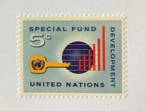 United Nations NY 1965 Scott 137 MNH - 5c,  U.N. Special Fund