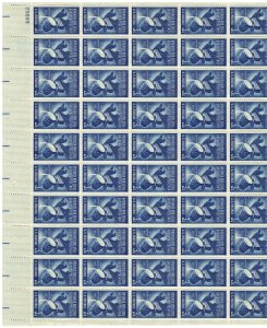 #1097 – 1957 3c Lafayette Bicentenary – MNH OG Sheet