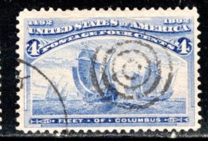 United States Scott # 233, used