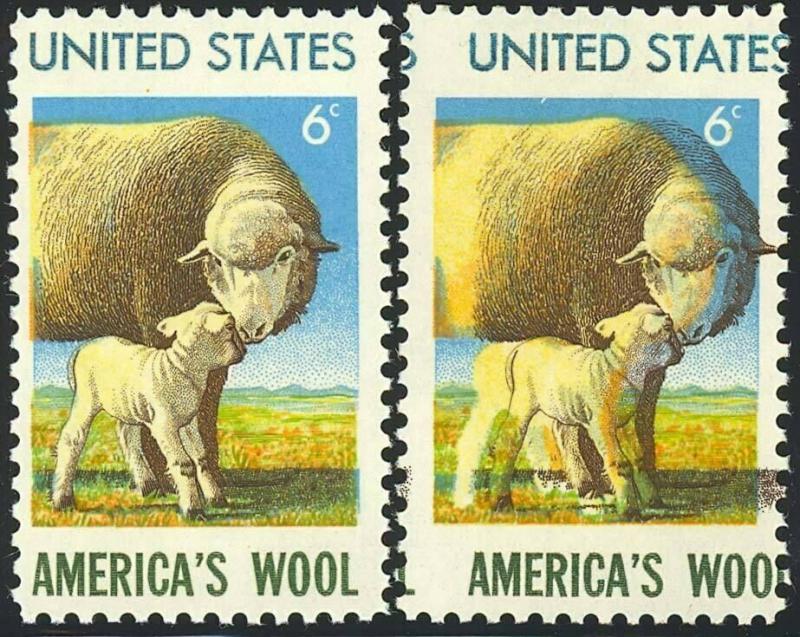 1423, OUTSTANDING COLOR SHIFT ERROR - AMERICA'S WOOL