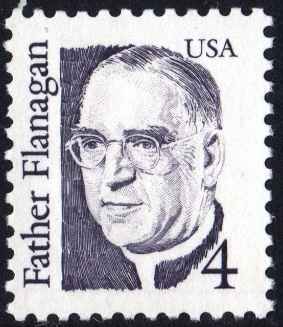 SC#2171 4¢ Great Americans: Father Flanagan Single (1986) MNH