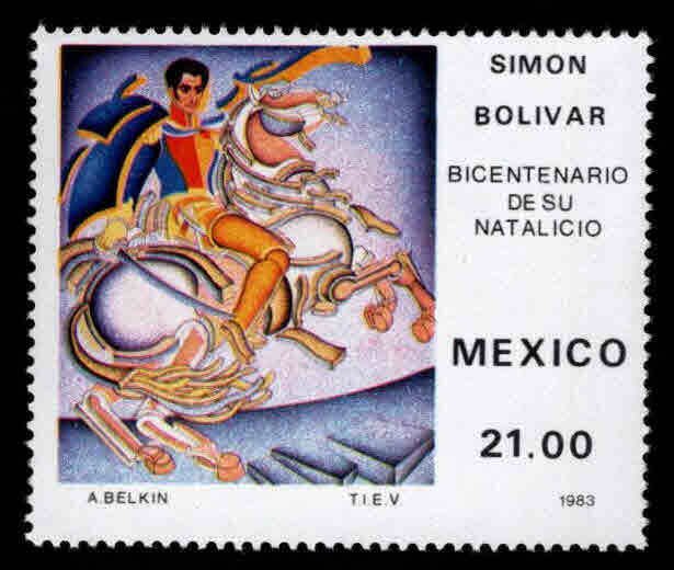 MEXICO Scott 1322 MNH** Simon Bolivar stamp