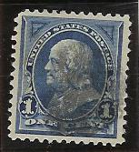 US Scott #264  used VF
