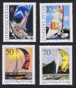 Yugoslavia Nautical Tourism 4v 1985 MNH SC#1743-1746 SG#2225-2228