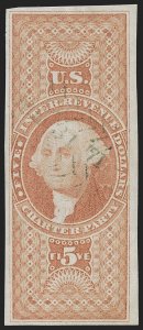 MOMEN: US STAMPS #R88a USED REVENUE IMPERF VF PF CERT LOT #89746