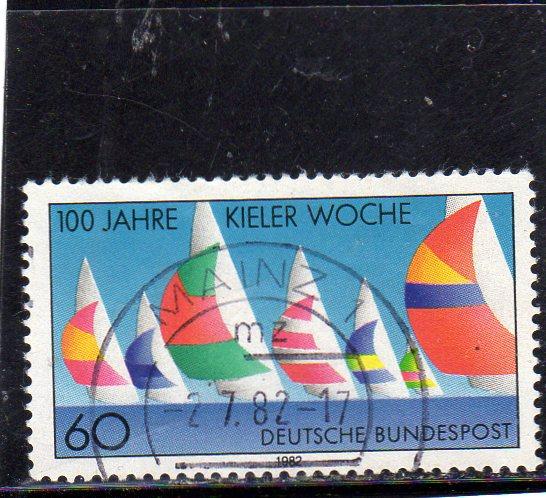 Germany 1982  Cent of Kieler Woche used