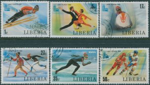 Liberia 1980 SG1449-1454 Winter Olympics set FU