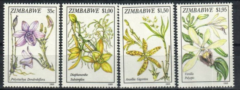 Zimbabwe Stamp 692-695  - Orchids