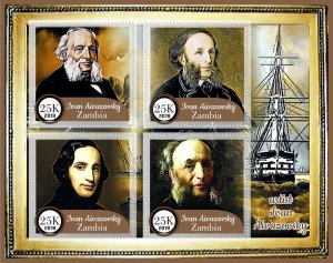 Stamps. Art.  Ivan Aivazovsky 2019 year 1+1 sheets perforated