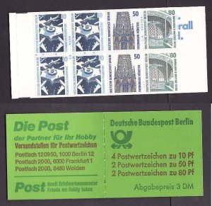 Germany-Sc#9N552a- id6-unused NH complete booklet-Historic Sites-1987-96-